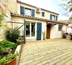 La Taurelle, Maison T3 climatisée avec terrasse au cœur de Gallargues-le-Montueux
